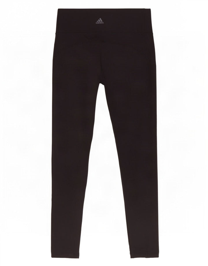 Leggings Adidas Donna UK 16/18 Large Nero
