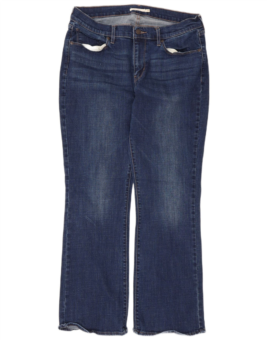 Jeans Levi's Curvy Bootcut da donna W33 L30 in cotone blu