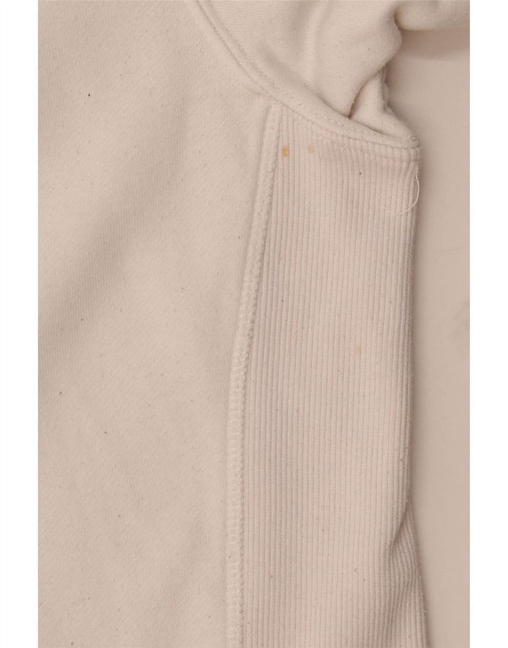 Maglione con cappuccio da uomo Superdry in cotone bianco medio