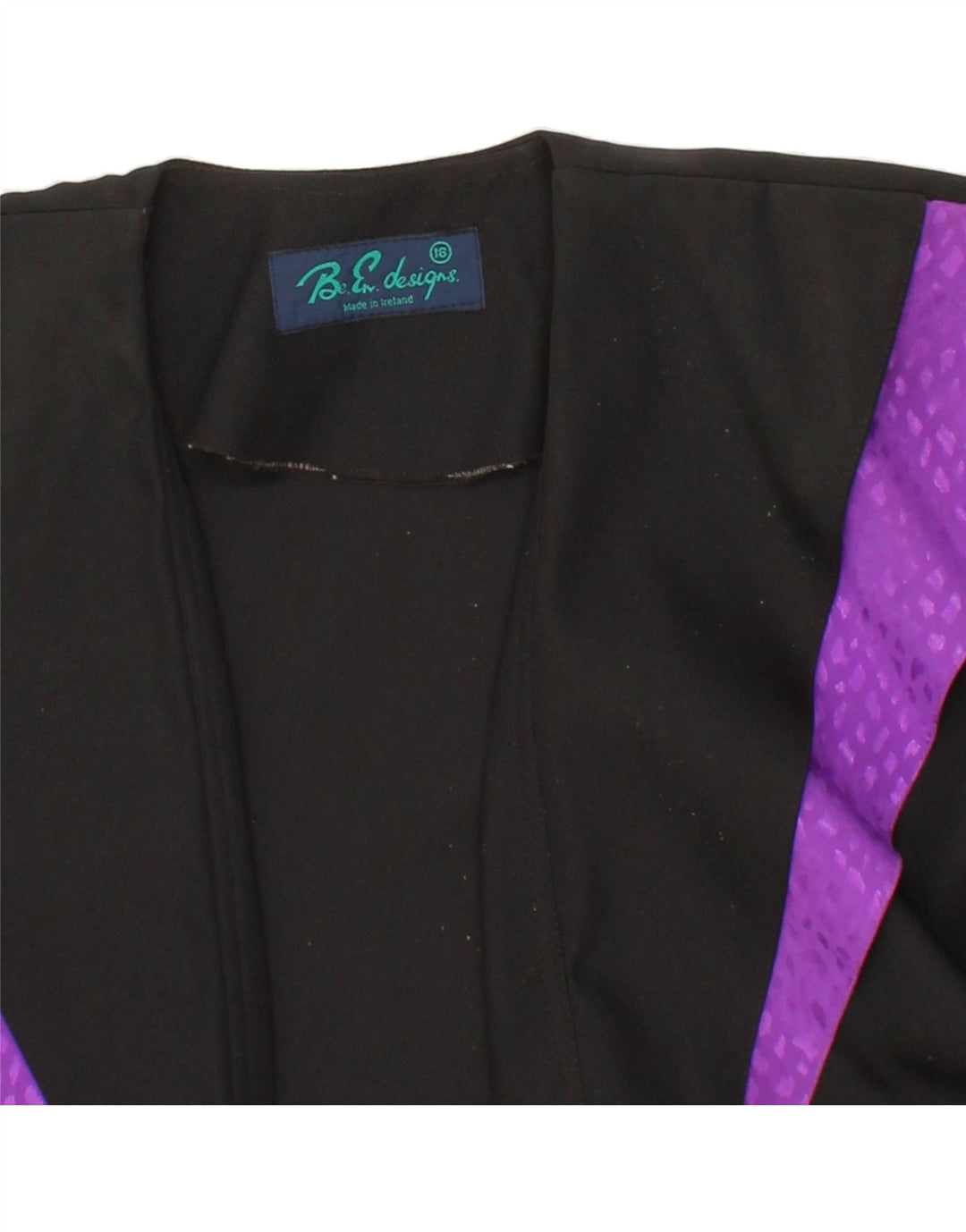 VINTAGE Womens Overcoat UK 16 Large  Black Vintage Vintage and Second-Hand Vintage from Messina Hembry 