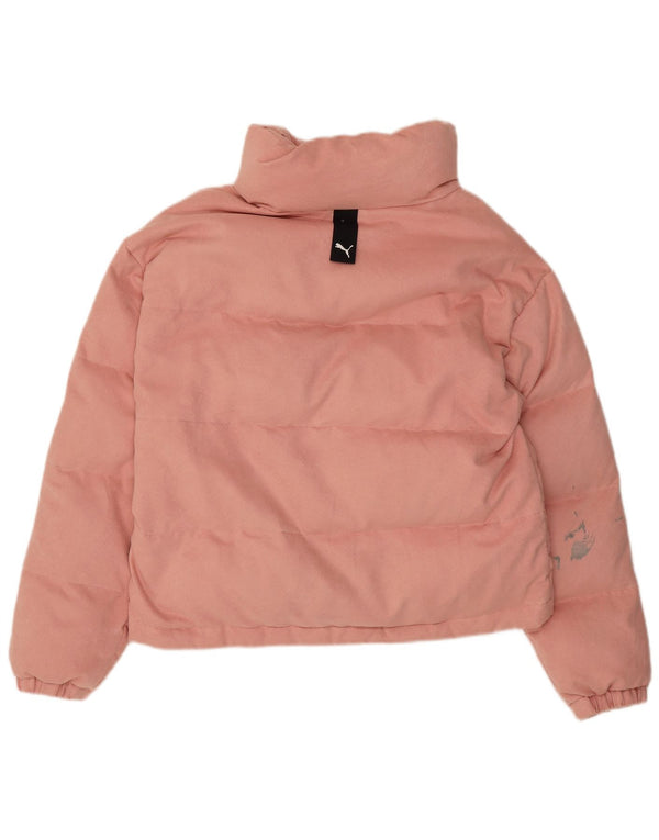 Giacca imbottita da donna Puma UK 14 poliestere rosa medio