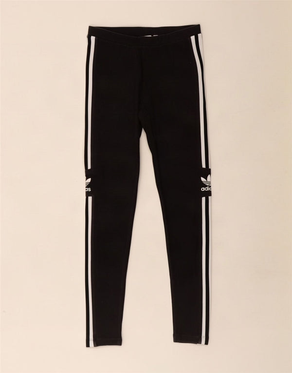 Adidas Leggings da donna UK 6 XS Nero Cotone