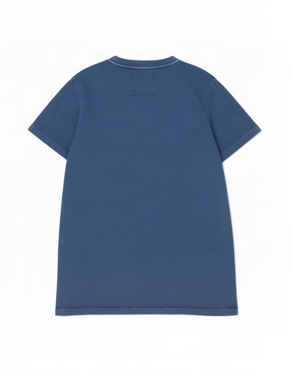 T-shirt da uomo Superdry Top in cotone blu navy medio