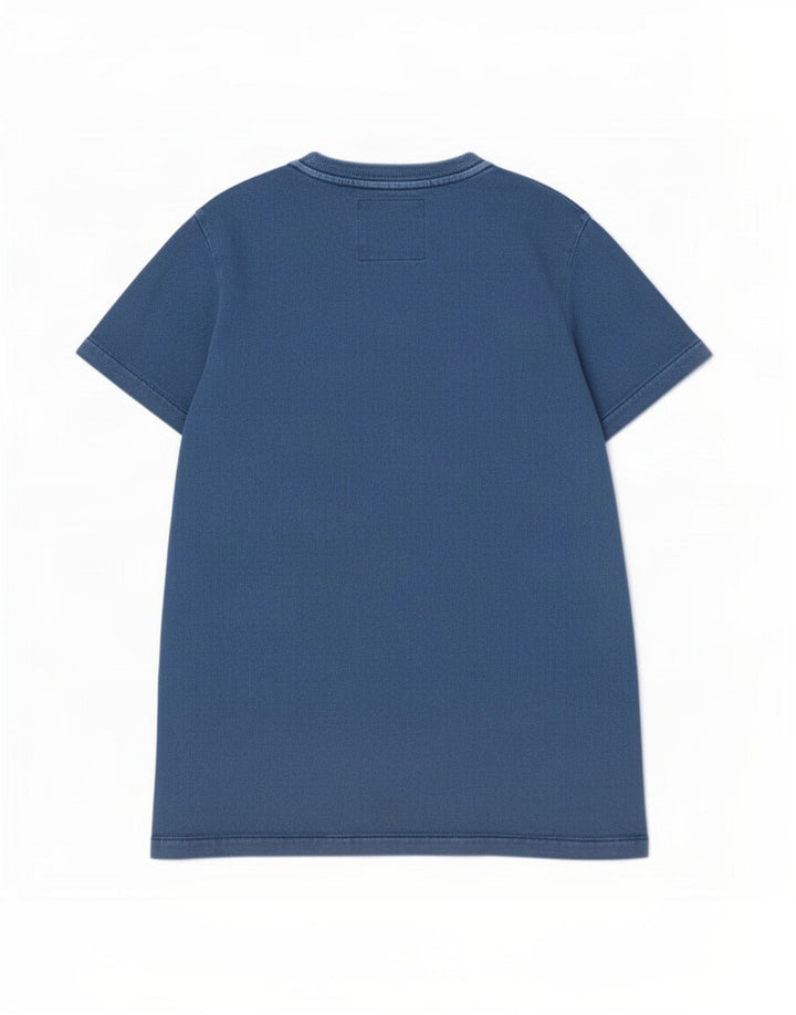 T-shirt da uomo Superdry Top in cotone blu navy medio