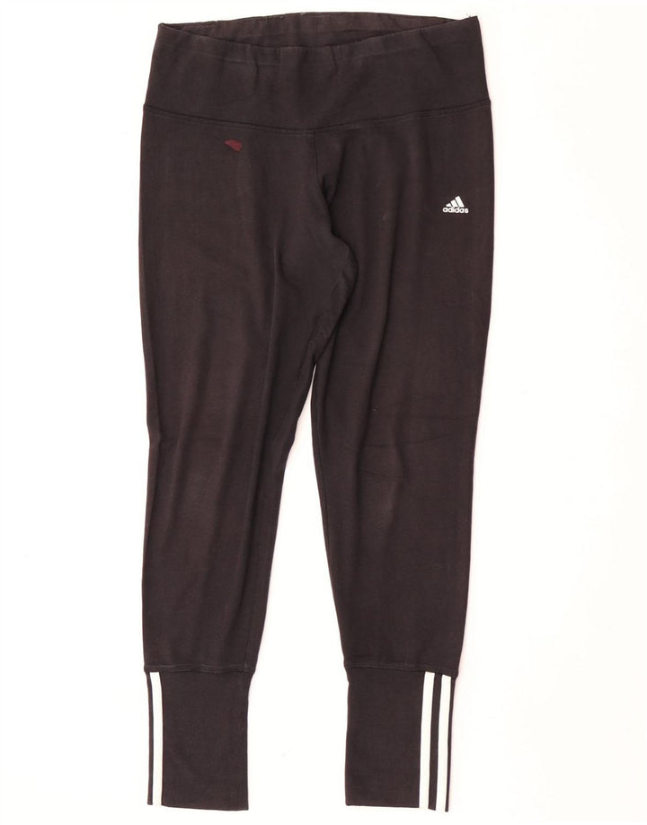 Leggings Adidas da donna UK 12/14 cotone nero medio