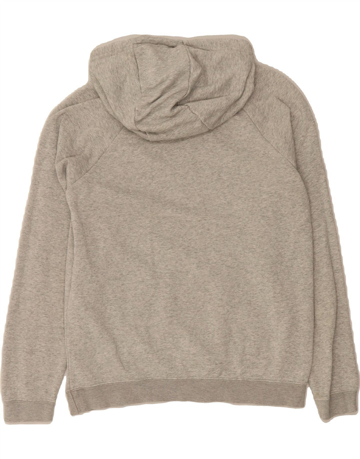 NIKE Womens Oversized Hoodie Jumper UK 10 Small Grey Cotton Vintage Nike and Second-Hand Nike from Messina Hembry 