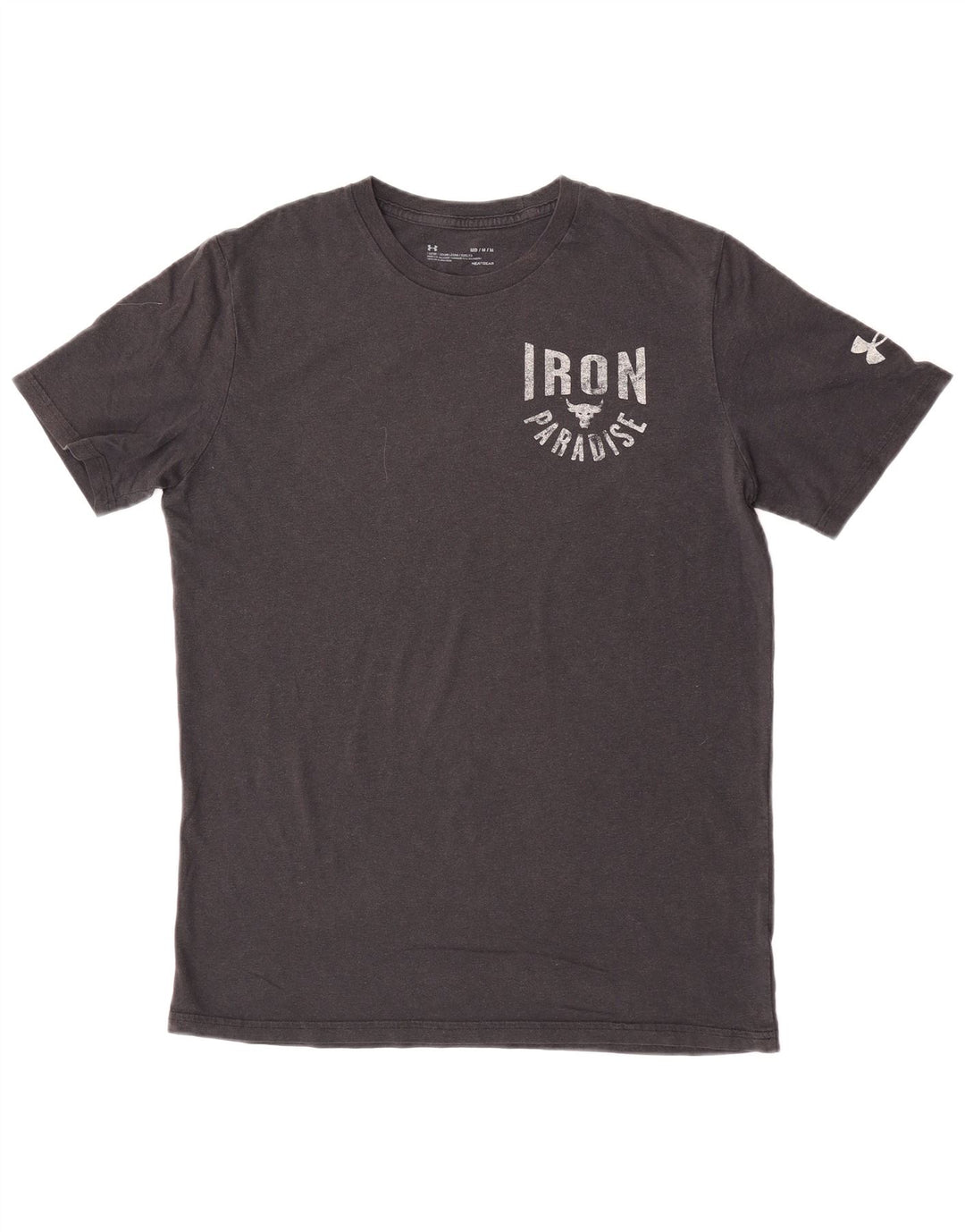 Maglietta grafica da uomo Under Armour Top nera media
