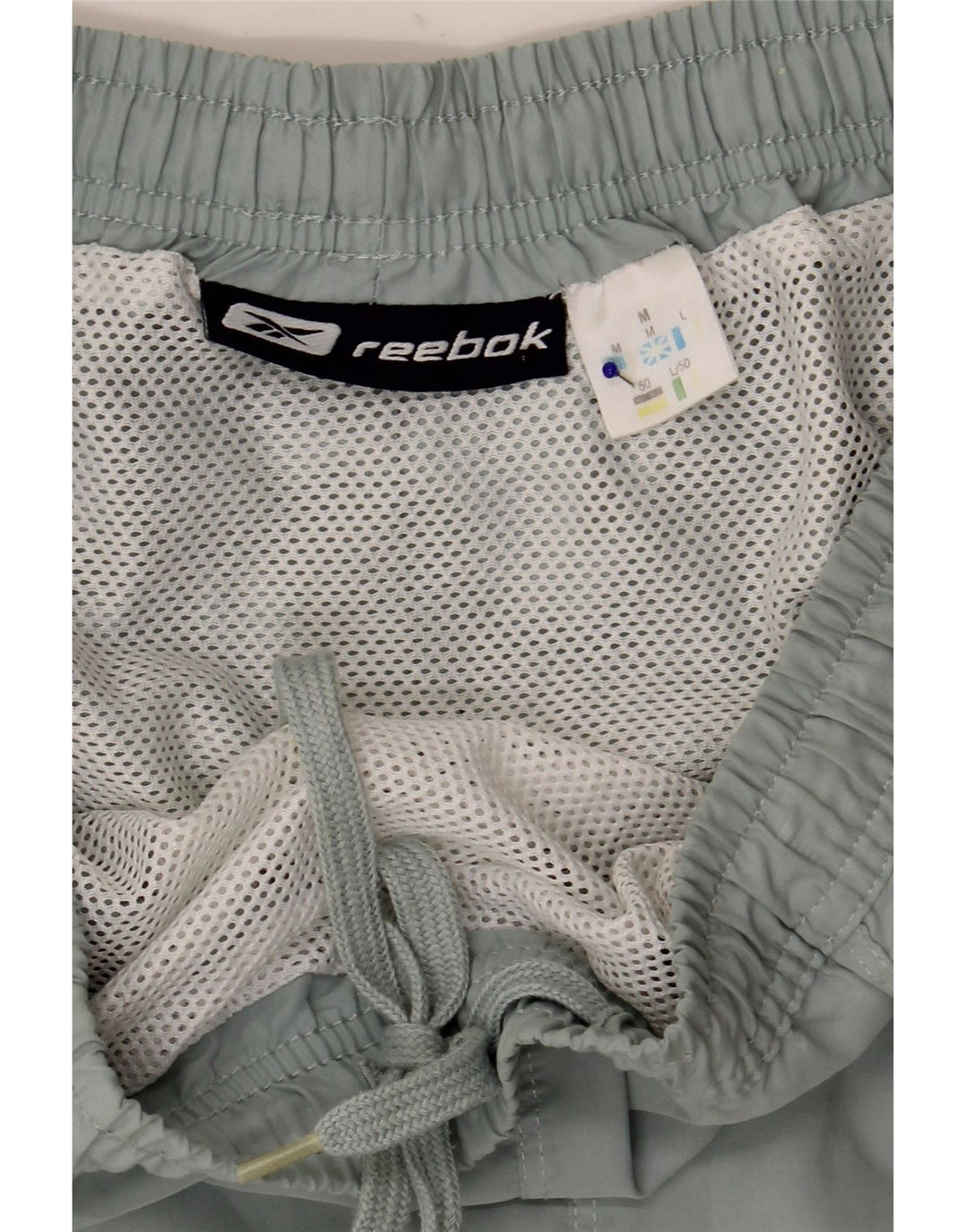 Pantaloncini sportivi Reebok da uomo blu medio in poliestere