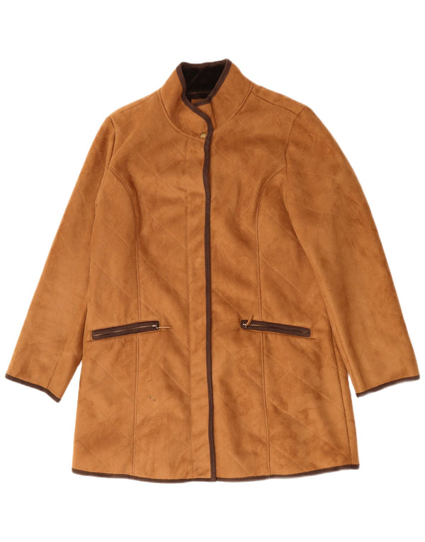 Cappotto da donna Sherpa Windbreaker Orvis UK 16 Large Marrone Ecopelle