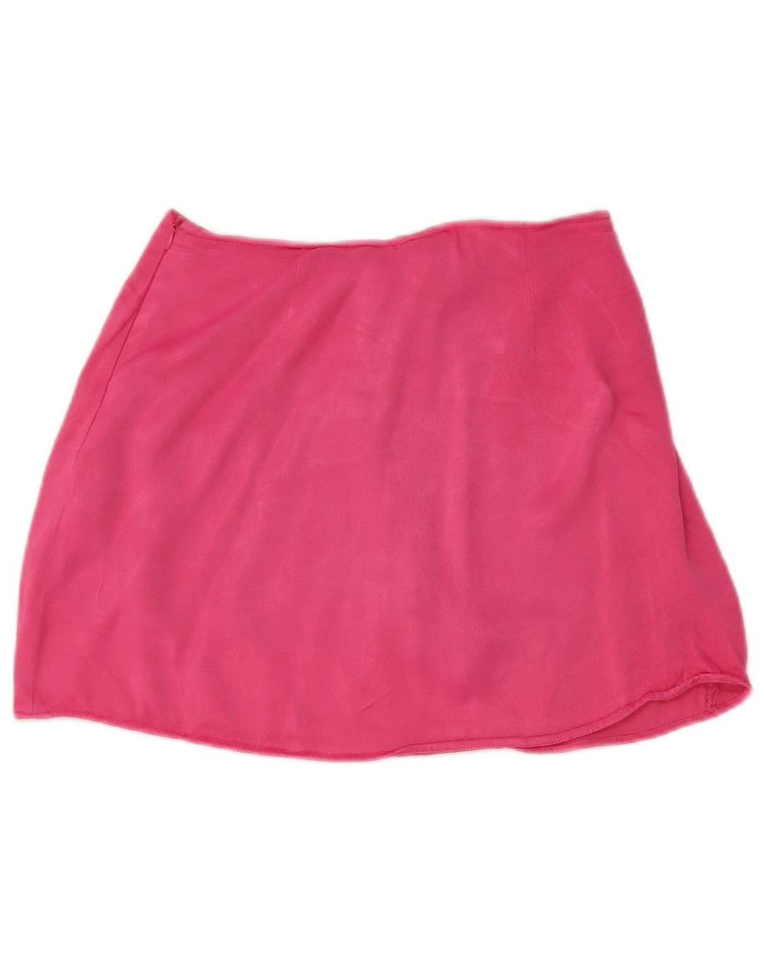 Gonna corta da donna Zara piccola W26 rosa in viscosa
