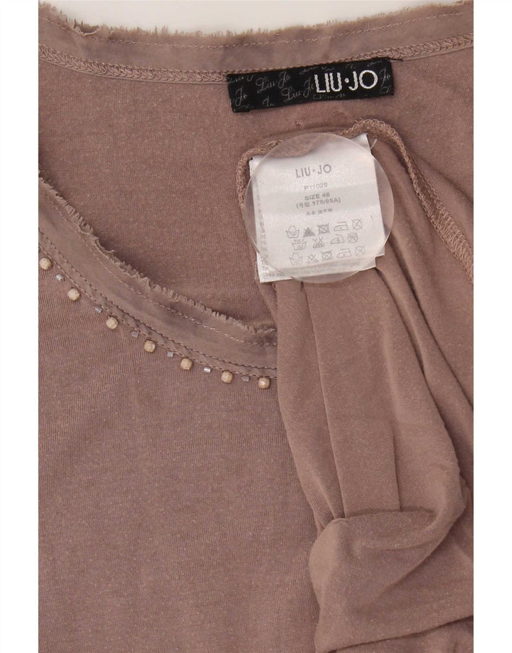 Abito A Trapezio Senza Maniche Donna Liu Jo IT 46 Large Marrone Modal