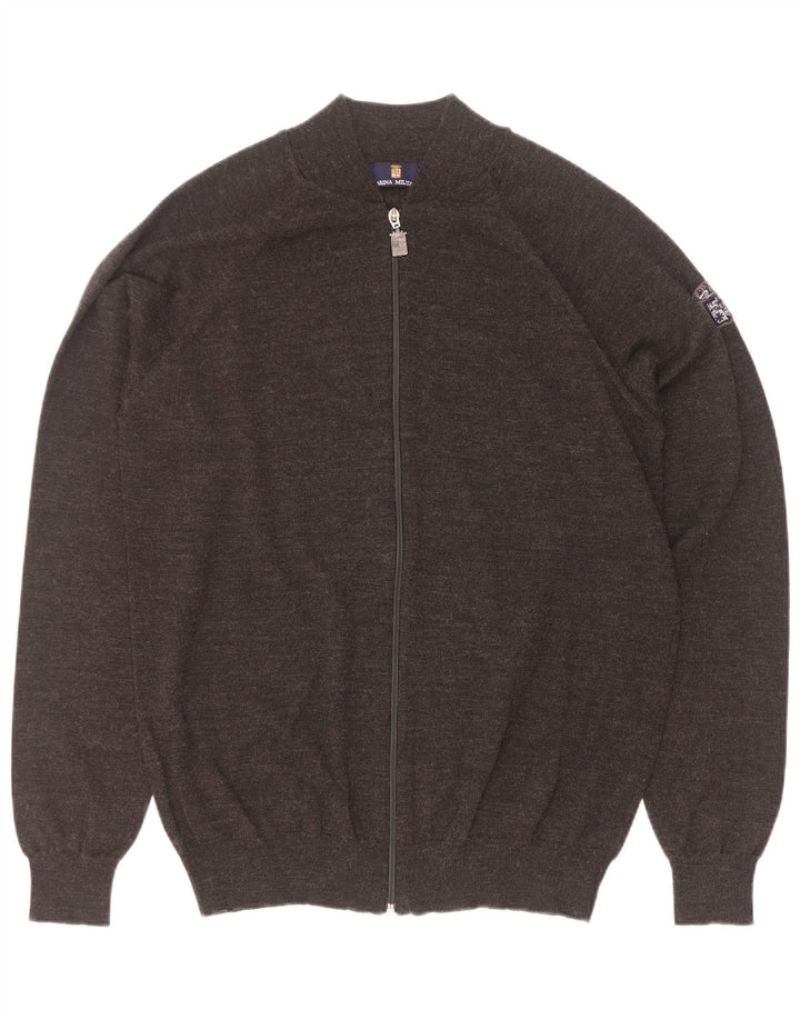 Maglione cardigan da uomo Marina Militare 2XL Grigio