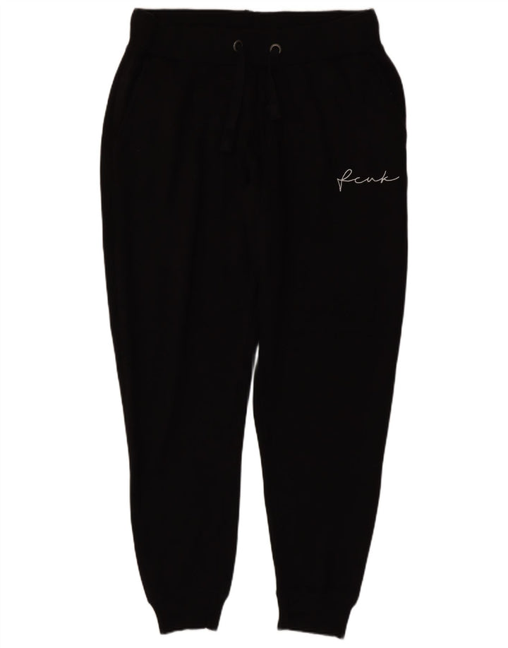 FRENCH CONNECTION Pantaloni da tuta da uomo Joggers XL Cotone nero
