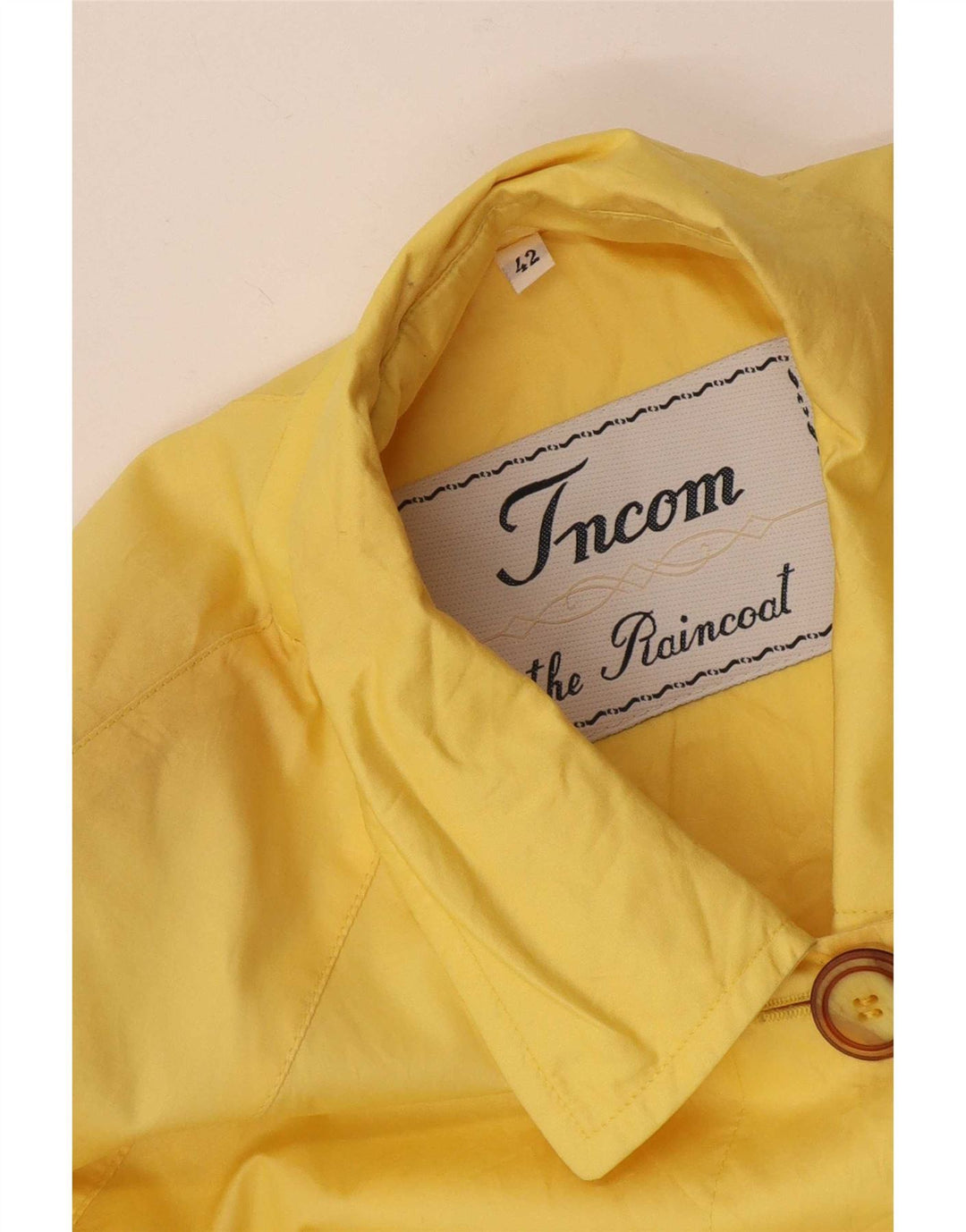 Impermeabile oversize da donna Incom EU 42 Large Giallo