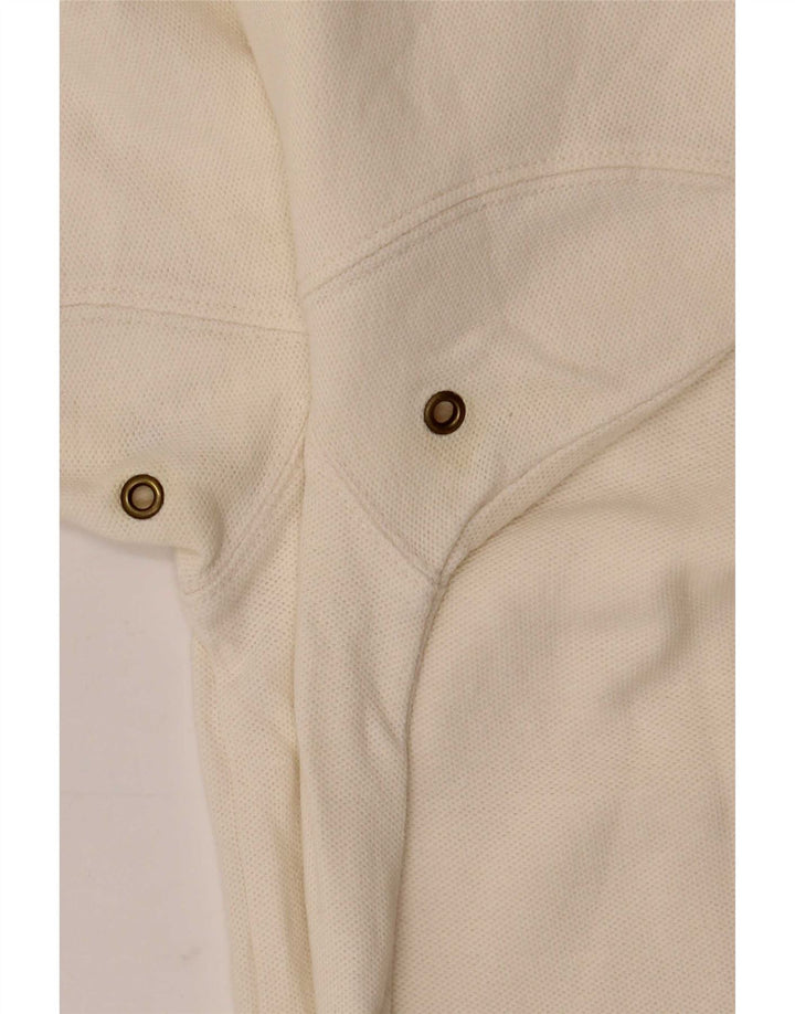 Polo da uomo Timberland piccola in cotone a righe beige