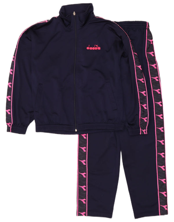 Tuta intera da uomo Diadora Graphic Loose Fit IT 44 XS W28 L28 Blu Navy