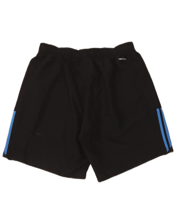 Pantaloncini sportivi Adidas Climalite da uomo grandi in poliestere nero