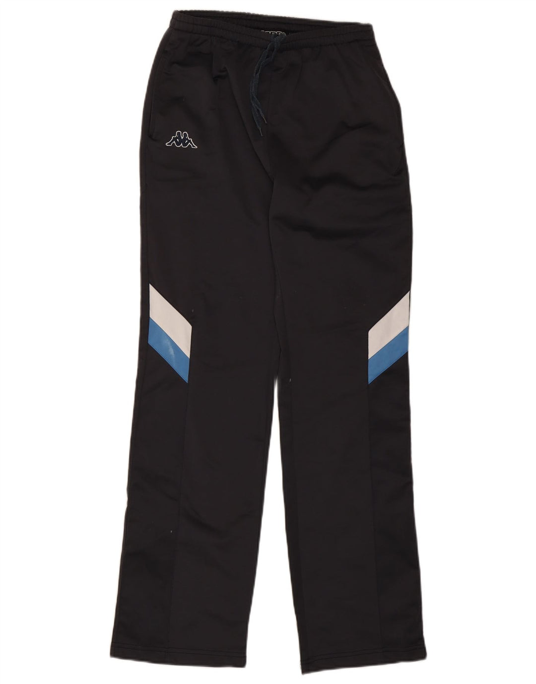 Pantaloni da tuta da uomo Kappa in poliestere color block medio nero