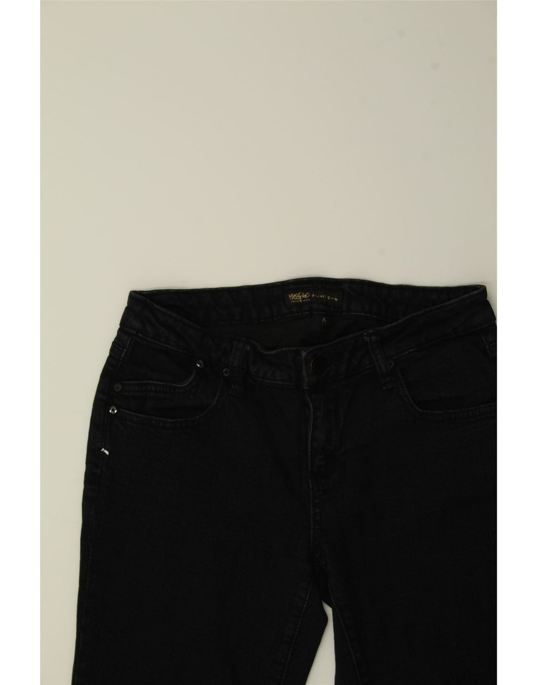 MOSSIMO Womens Slim Jeans US 4 Small W27 L31 Black Cotton Vintage Mossimo and Second-Hand Mossimo from Messina Hembry 