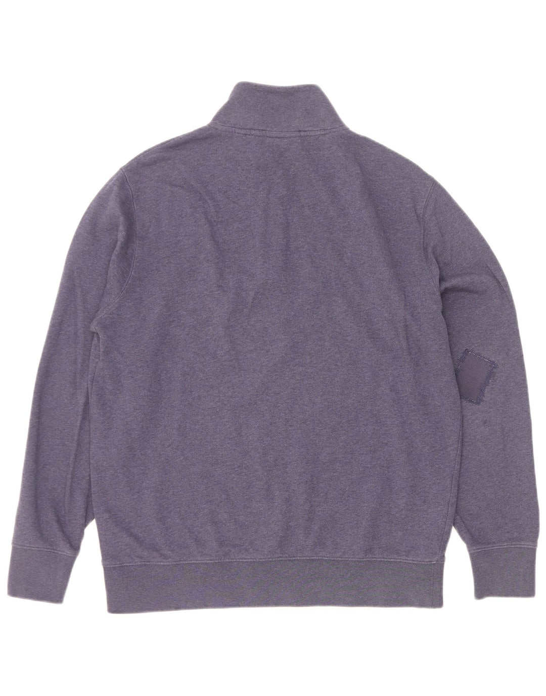 Gant Felpa da uomo con collo con zip, maglione medio, cotone blu navy