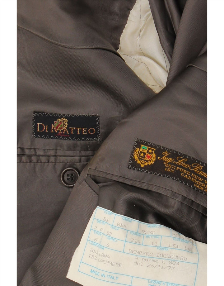 Giacca blazer da uomo ING LORO PIONA & CO. IT 52 XL Nera a spina di pesce