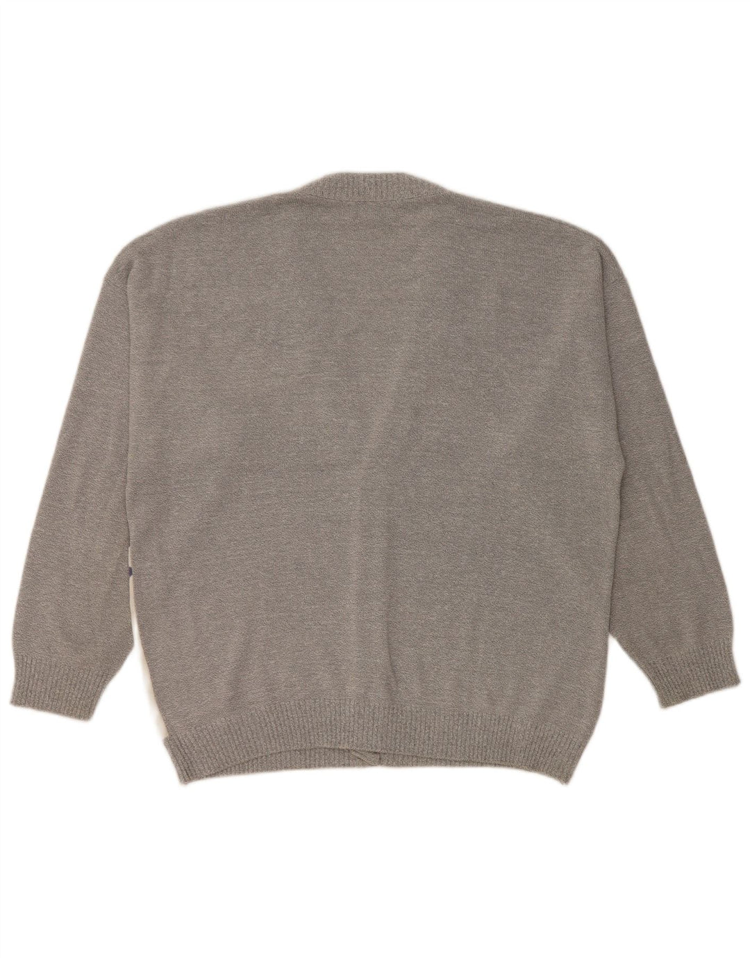 Maglione cardigan da uomo JAC IT 52 Large in cotone color block grigio