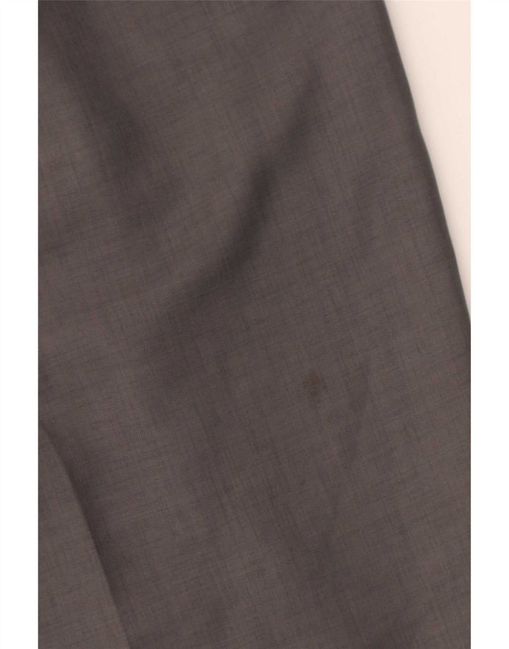 Pantaloni chino con pegging da uomo Farah W38 L33 poliestere grigio