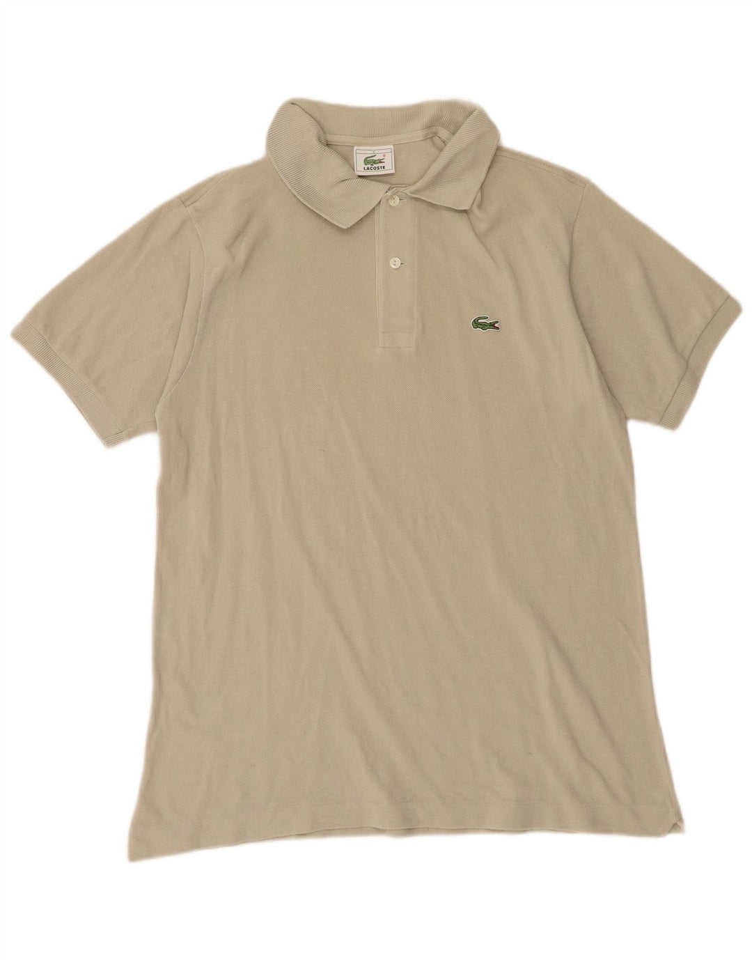 Polo da uomo Lacoste taglia 4 in cotone verde medio