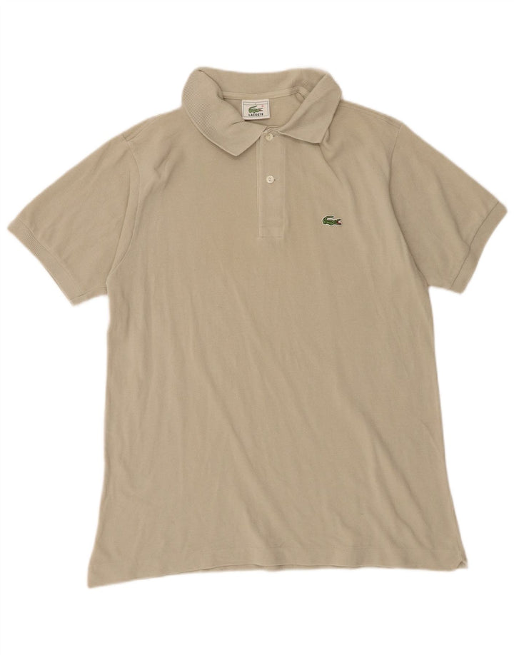 Polo da uomo Lacoste taglia 4 in cotone verde medio