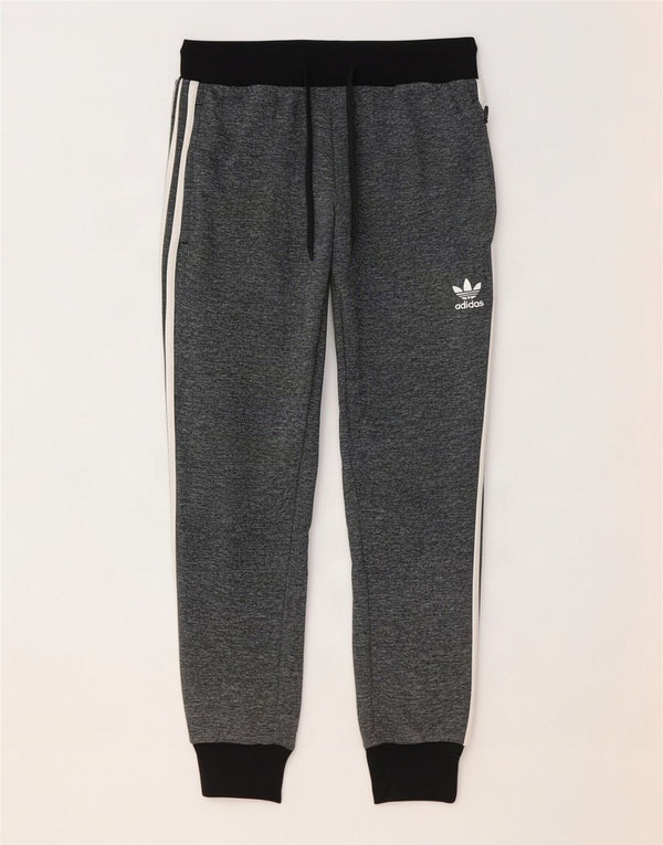 Pantaloni da tuta da donna Adidas Joggers UK 12 Medium Grey Colourblock