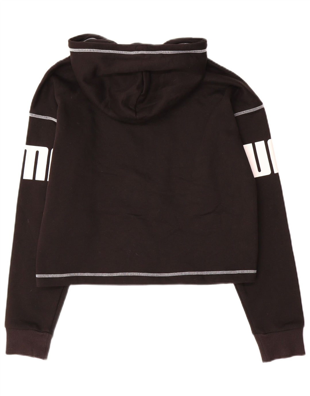 Felpa con cappuccio grafica oversize da donna PUMA UK 14 cotone nero medio