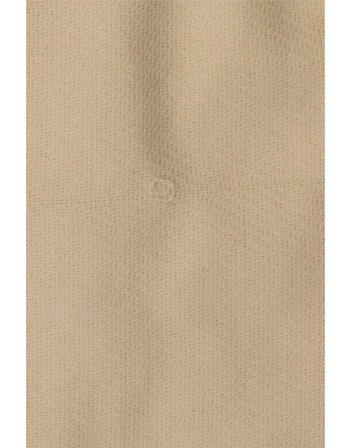 Set gonna da donna in 2 pezzi a 5 bottoni da donna di Andrea IT 46 grande W28 lana beige