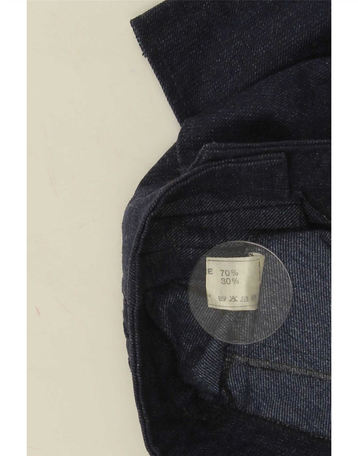 Gonna a trapezio da donna Brugi W30 poliestere blu navy medio