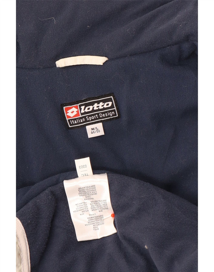 Cappotto imbottito da uomo Lotto IT 46/50 nylon bianco sporco medio