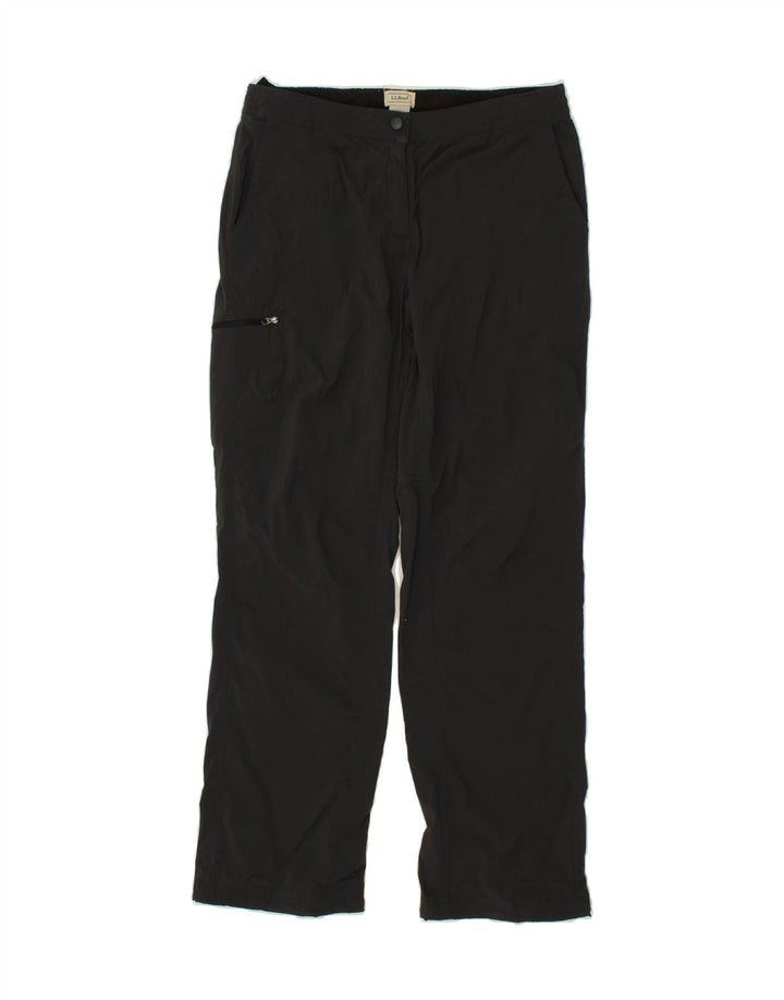 L.L.BEAN Womens Straight Cargo Trousers US 6 Medium W32 L32 Black Nylon Vintage L.L.Bean and Second-Hand L.L.Bean from Messina Hembry 