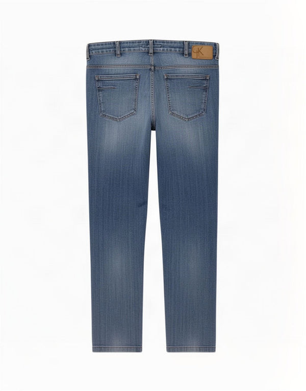 Jeans dritti da uomo Calvin Klein W36 L32 cotone blu