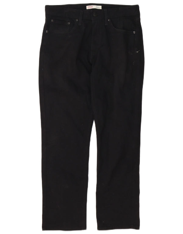 Pantaloni casual dritti firmati da uomo Levi's W32 L30 cotone nero