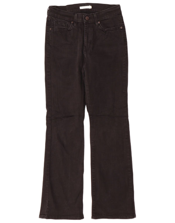 Levi's Womens Bootcut Jeans US 8 Medium W29 L32 Black Cotton