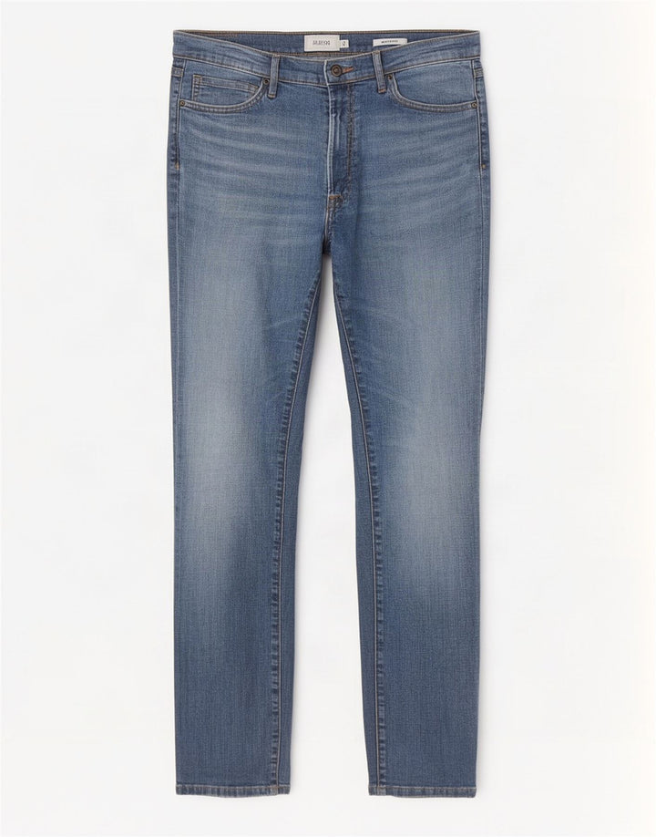 Jeans dritti da uomo Marks & Spencer W36 L33 cotone blu