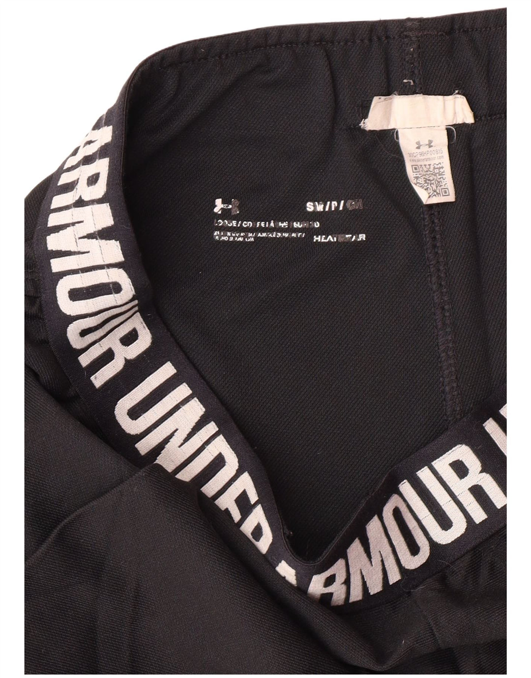 Pantaloncini sportivi UNDER ARMOUR da donna Heat Gear Graphic UK 10 piccoli neri