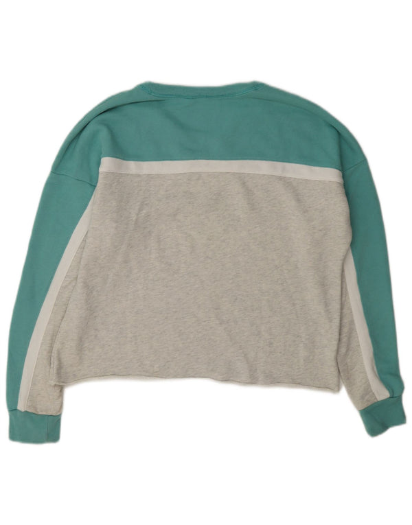 Felpa da donna Abercrombie & Fitch UK 10 Small Grey Colourblock