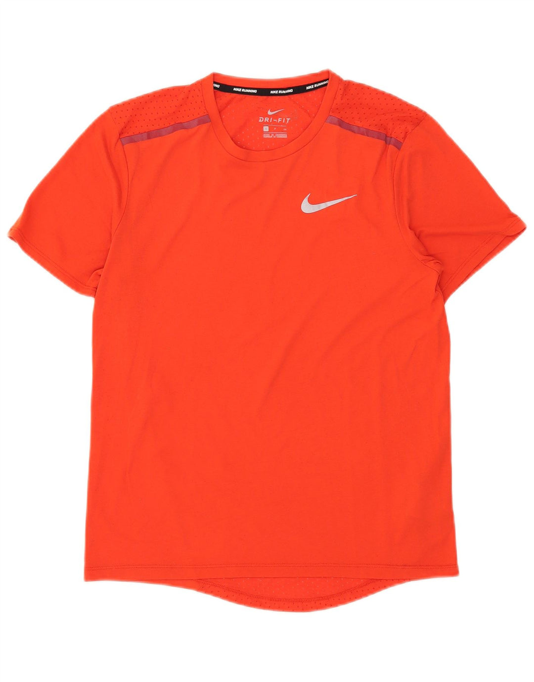 T-shirt Nike Dri Fit da uomo, piccola, rossa, in poliestere