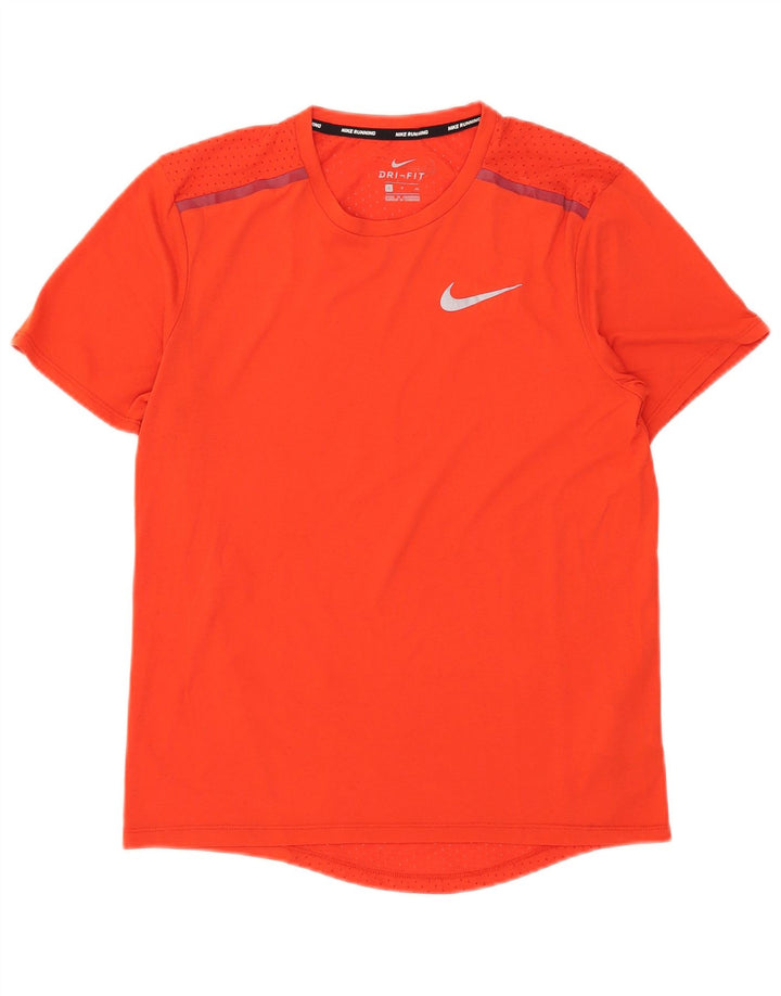 T-shirt Nike Dri Fit da uomo, piccola, rossa, in poliestere