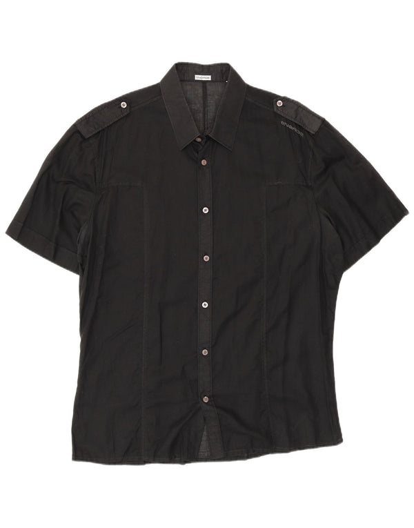 Camicia militare a maniche corte da uomo Energie XL nera