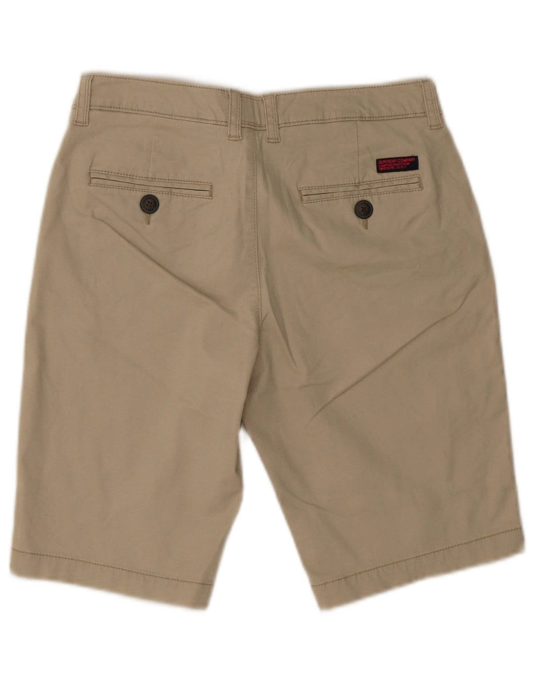 Pantaloncini chino da donna Superdry W30 cotone beige medio
