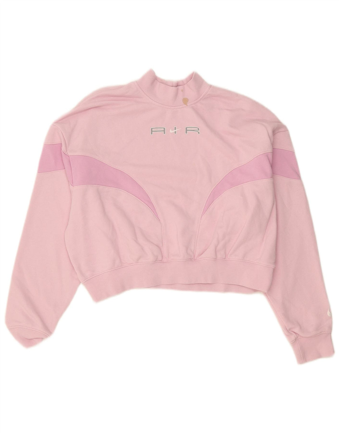 Felpa corta con grafica oversize da donna Nike UK 14 rosa medio