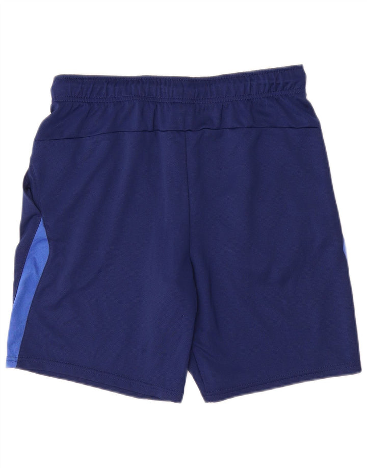 Pantaloncini sportivi Nike da uomo Dri Fit, poliestere color block medio blu navy