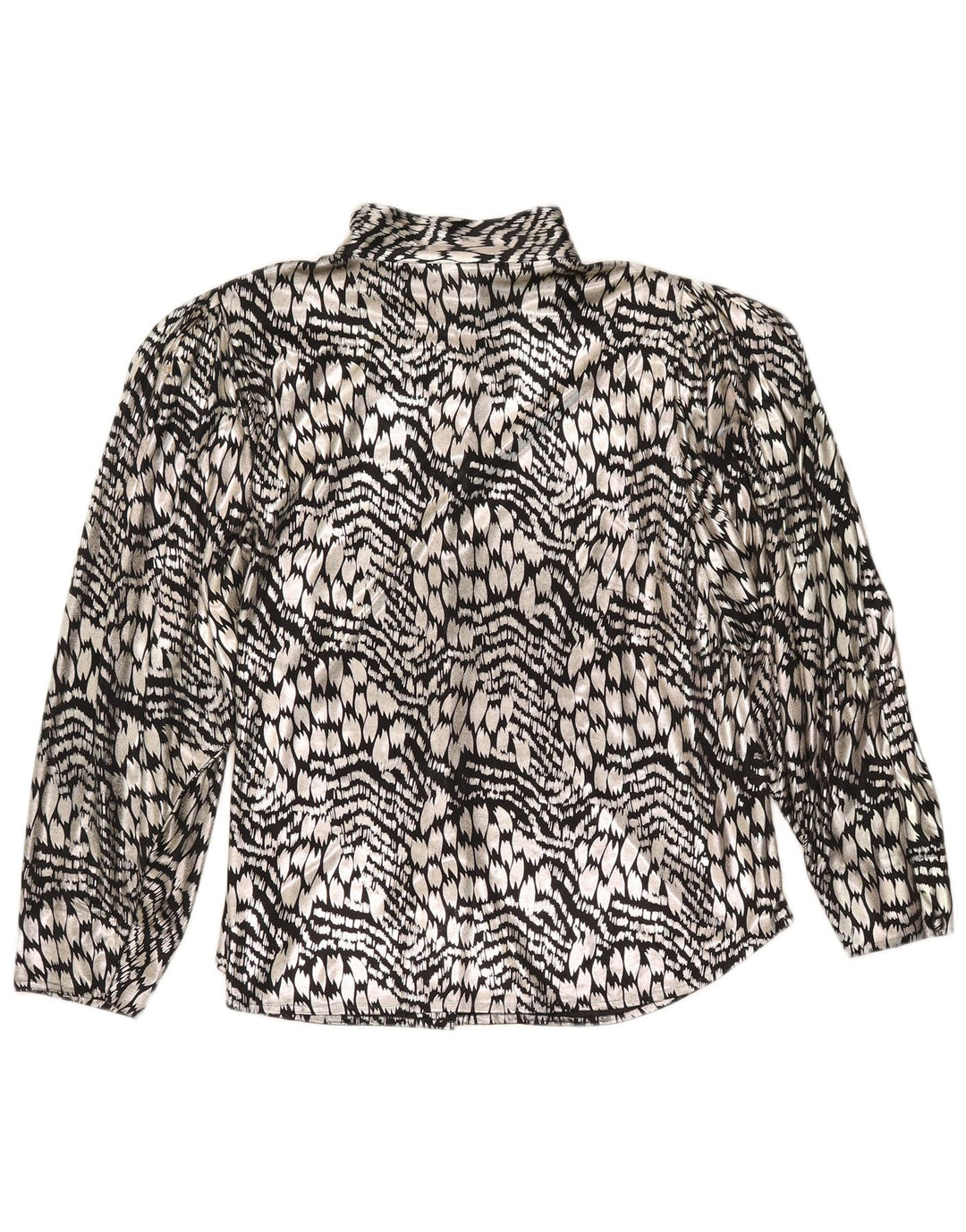 Camicetta da donna Yessica EU 44 XL Argento Poliestere con stampa animalier