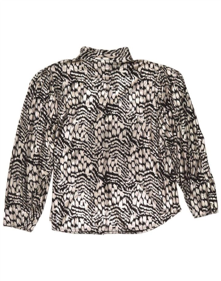 Camicetta da donna Yessica EU 44 XL Argento Poliestere con stampa animalier
