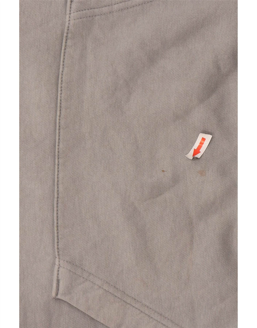 Felpa con cappuccio da uomo Nike in cotone grigio medio